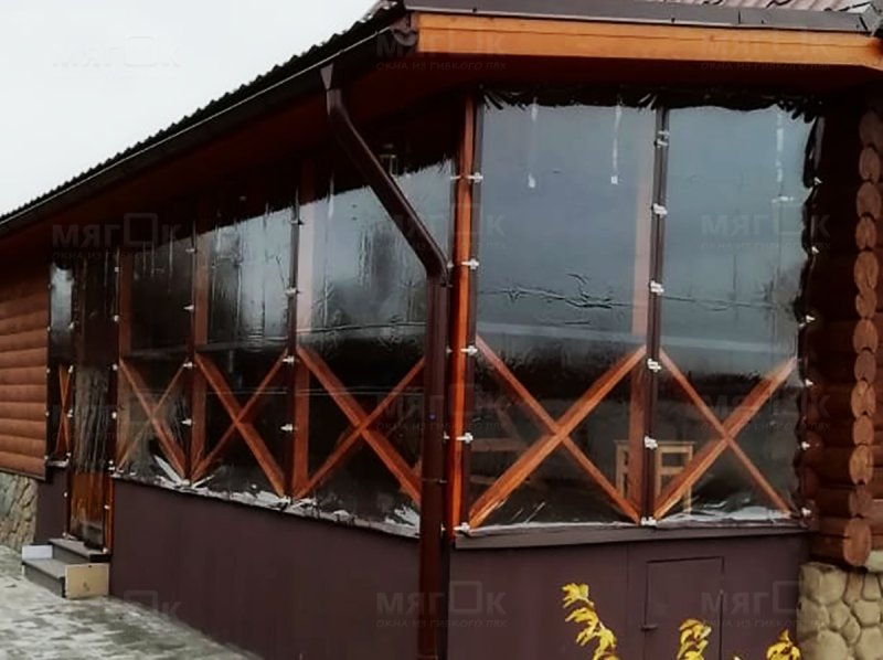 Гибкие окна для веранды