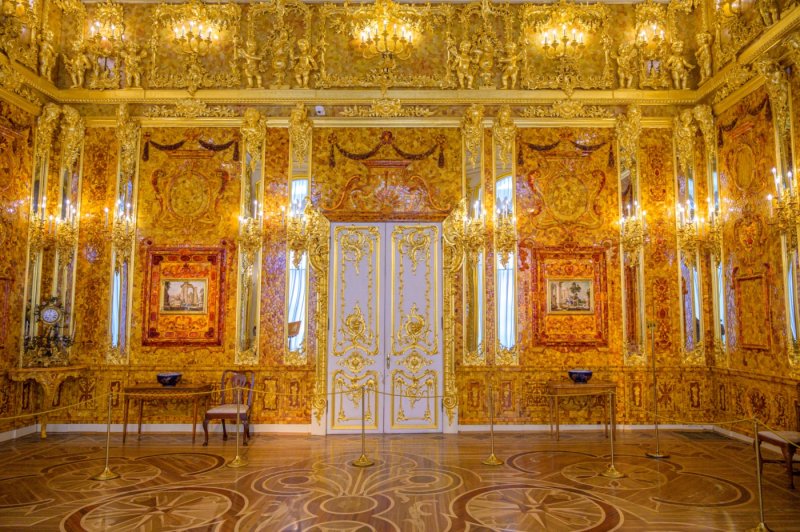 Екатерининский дворец янтарная комната