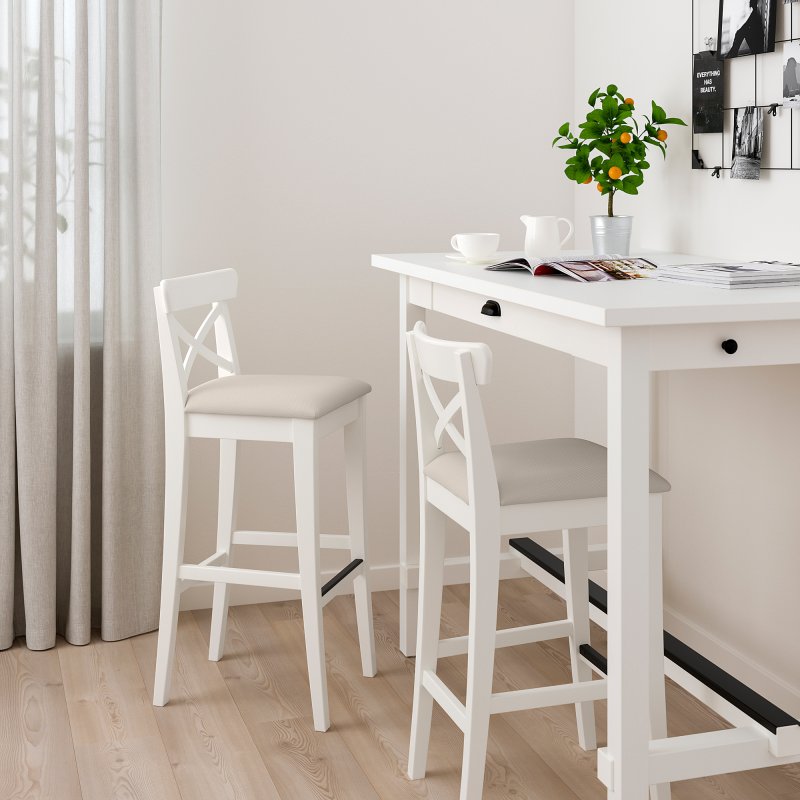 Барный стул ikea ингольф