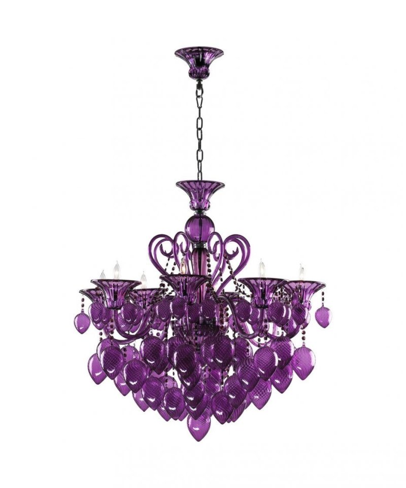 Бра сиреневые luxury purple chandelier crystal chandeliers abajur without lampshade