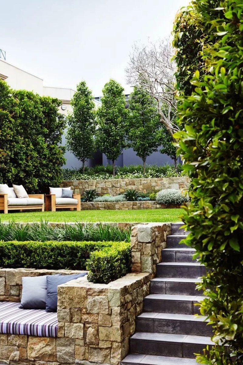 Backyard landscaping