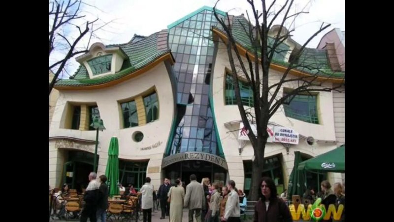 Кривой домик сопот польша архитектор яцек карновски