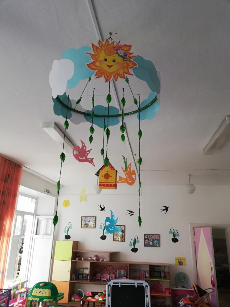 Украшение группы в детском саду