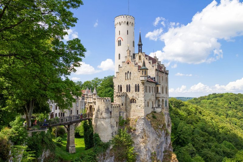 Замок лихтенштейн schloss lichtenstein