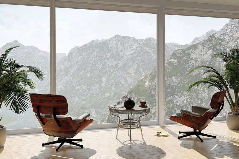 Кресло eames lounge chair