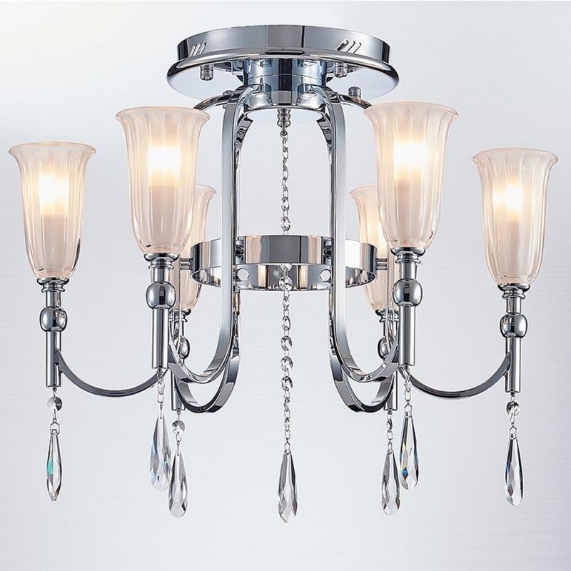 Потолочная люстра ambrella light с хрусталем