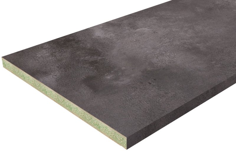 Столешница бетон темный 120x38x80