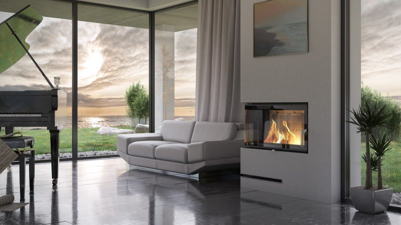 Каминная топка defro home intra sm