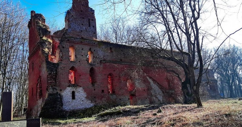 Руины замка бальга калининградская область
