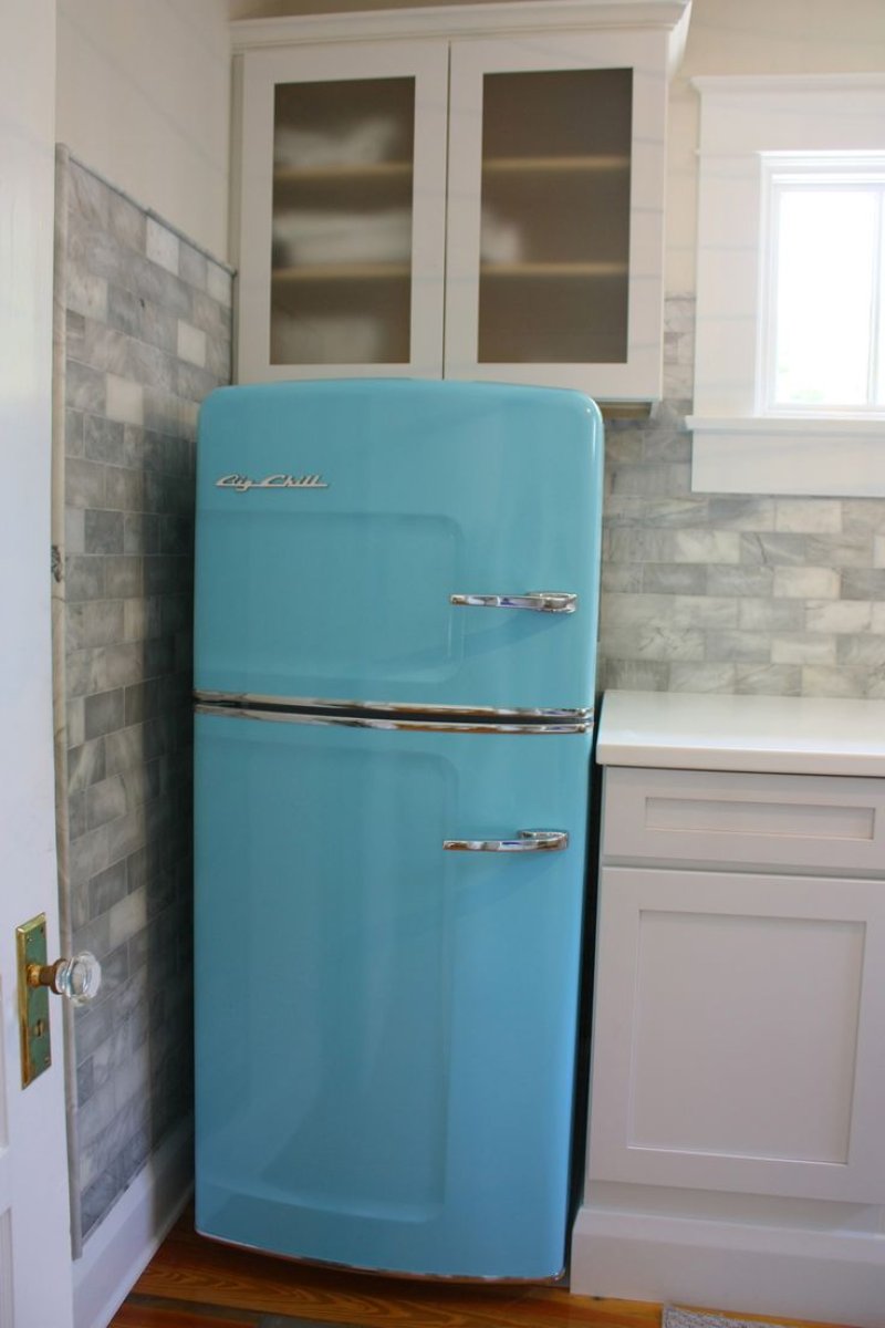 Холодильник smeg ретро бирюзовый
