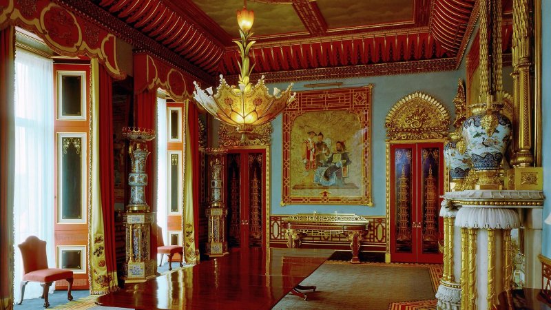 Букингемский дворец внутри тронный зал