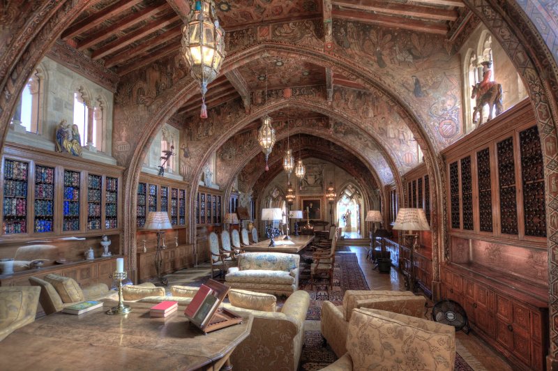 Библиотека hearst castle