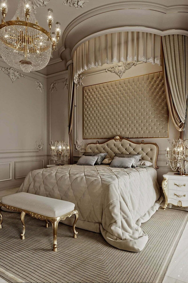 Королевская спальня luxury antonovich design