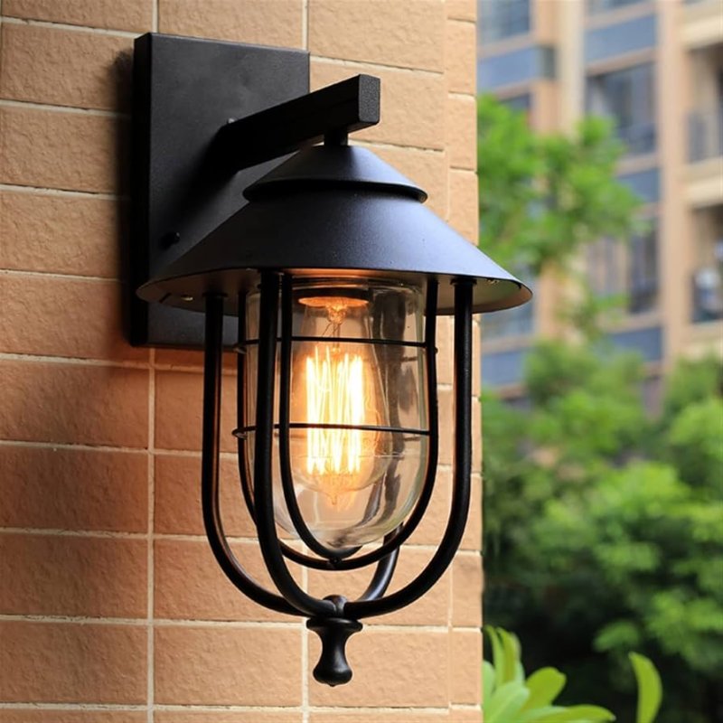 Настенный светильник industrial black lofter