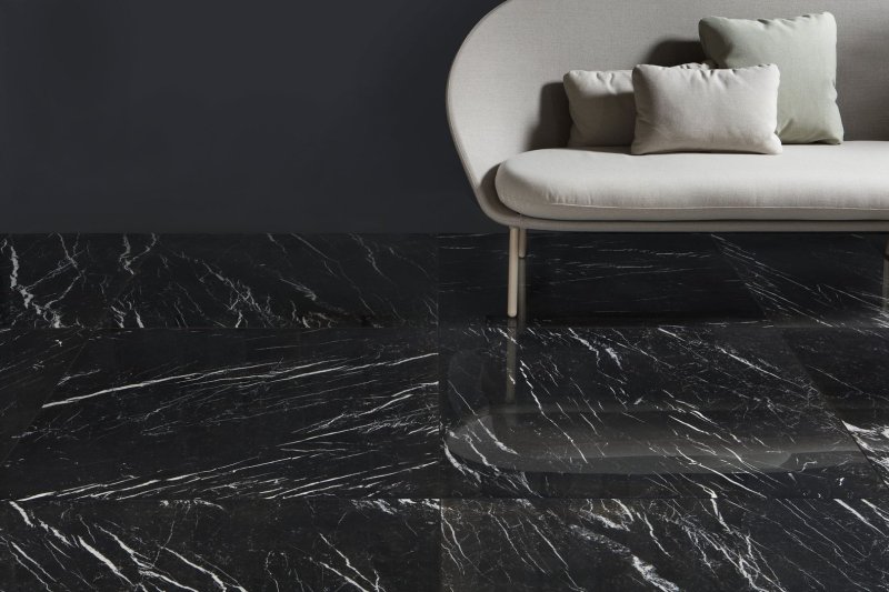 Керамогранит laparet nero marquina черный