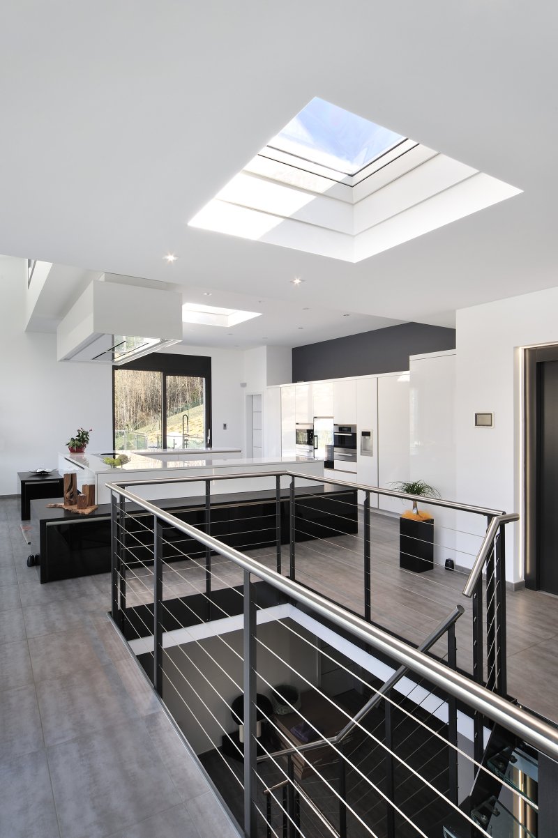 Зенитный фонарь velux интерьер