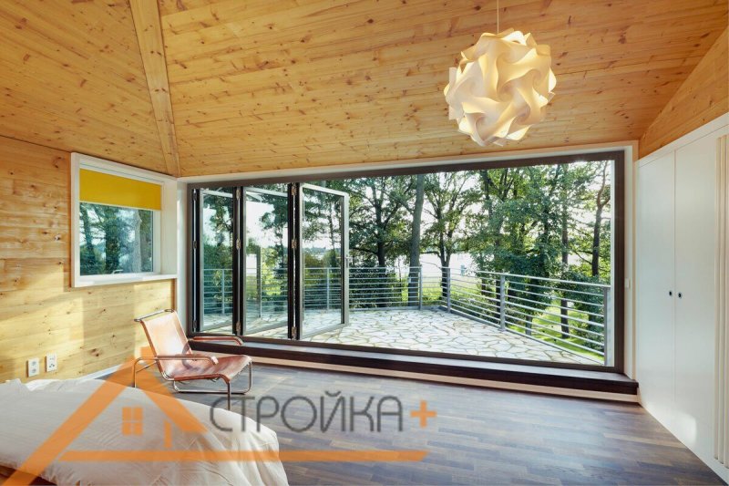 Каркасные дома с панорамными окнами