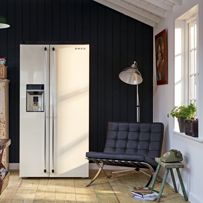 Холодильник smeg retro внутри