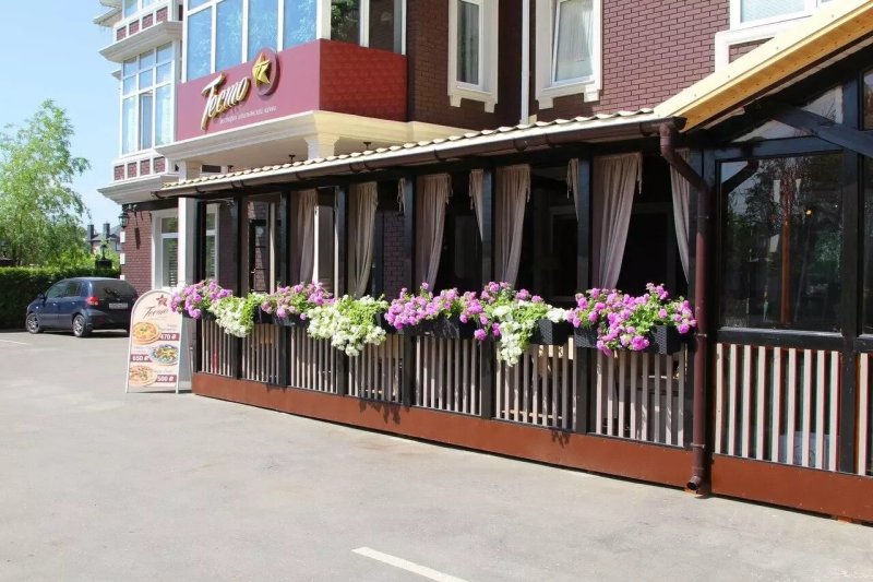 Летняя веранда для кафе