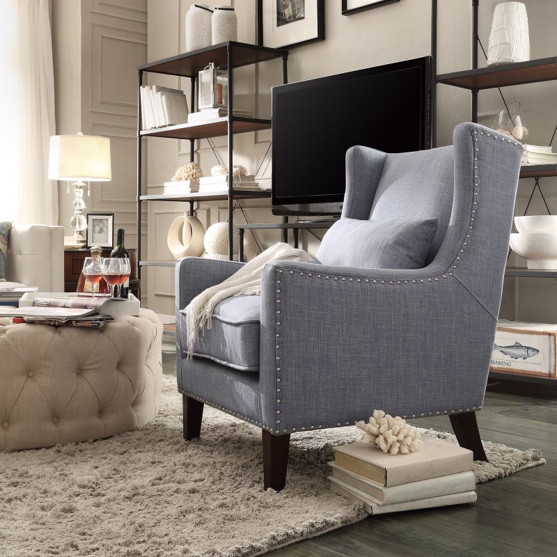 Кресло wingback chair