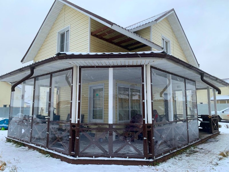 Мягкие окна для беседки