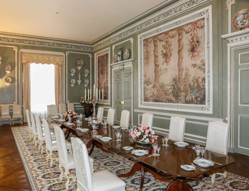 Замок leeds castle интерьер