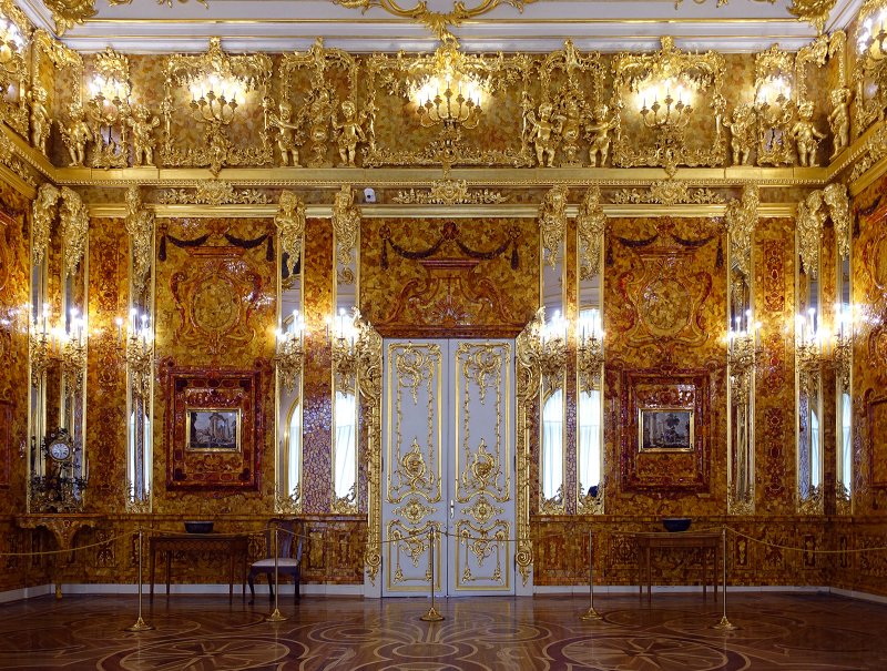 Екатерининский дворец янтарная комната