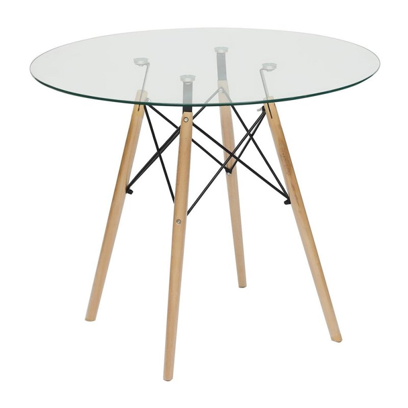 Стол обеденный eames dsw стеклянный