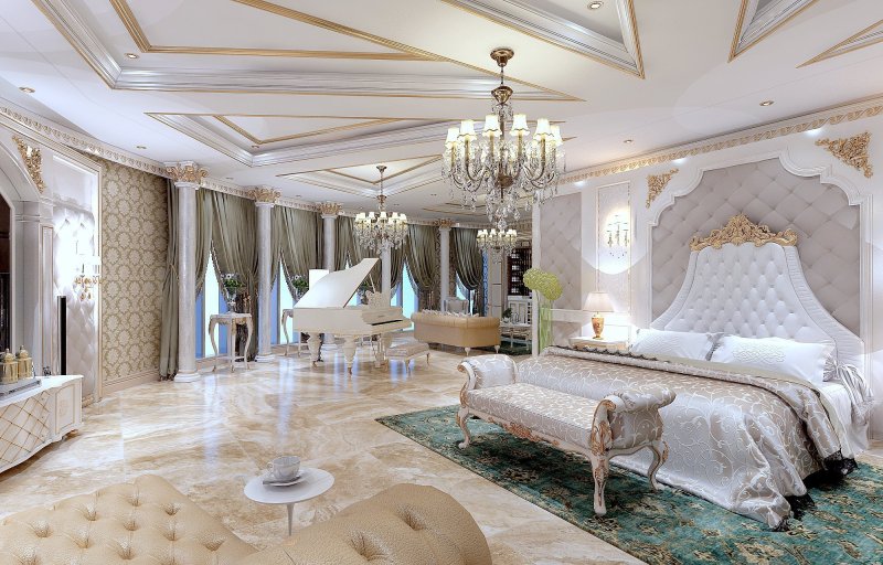 Королевская спальня luxury antonovich design