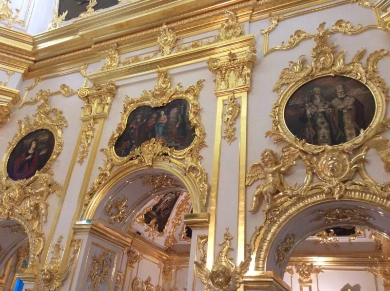 Большой дворец в петергофе растрелли внутри