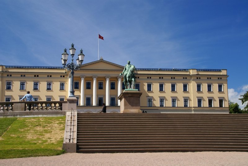 Королевский дворец осло норвегия