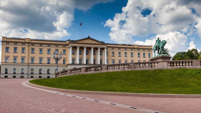 Королевский дворец осло норвегия