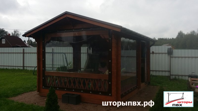 Мягкие окна для беседки