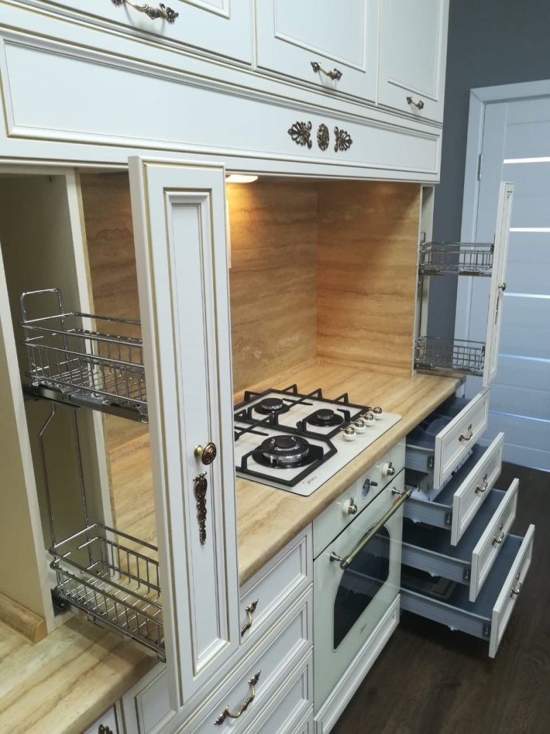 Кухни с патиной