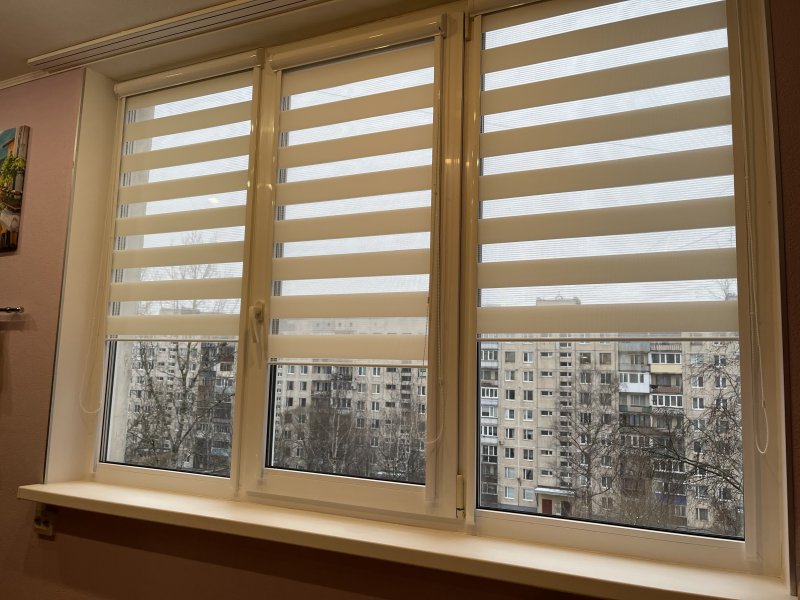 Рольшторы зебра день ночь
