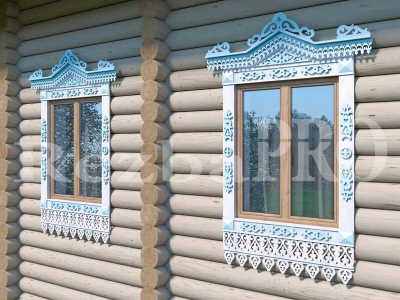 Резные деревянные наличники