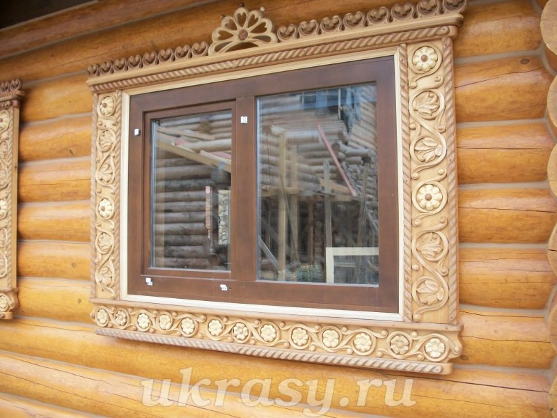 Владимирская пропильная резьба наличники