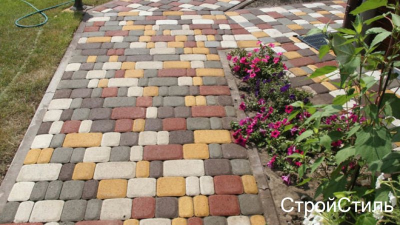 Тротуарная плитка старый город