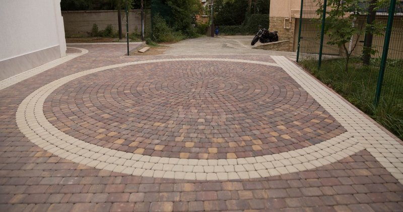 Тротуарная плитка braer классико круговая