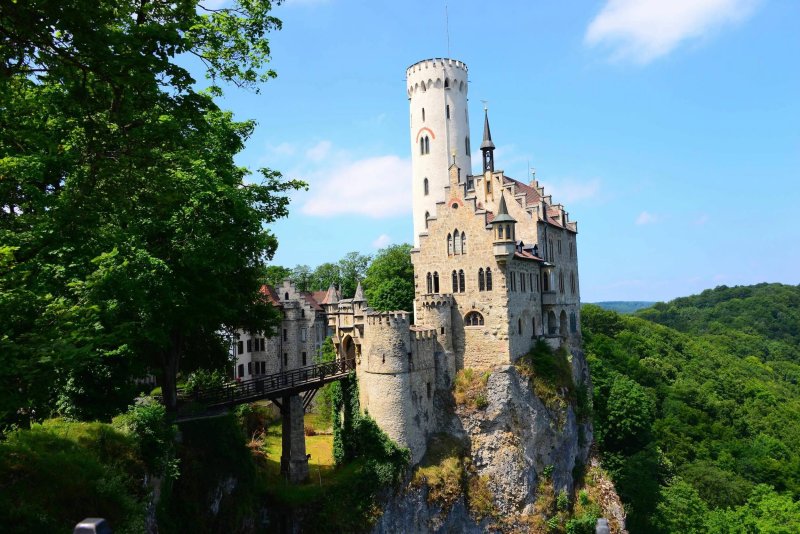 Замок лихтенштейн schloss lichtenstein