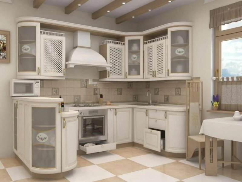 Угловая кухня дизайн