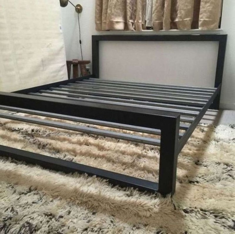Кровать своими руками из металла