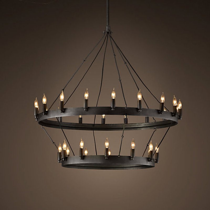 Люстра restoration hardware camino vintage candelabra 2tier