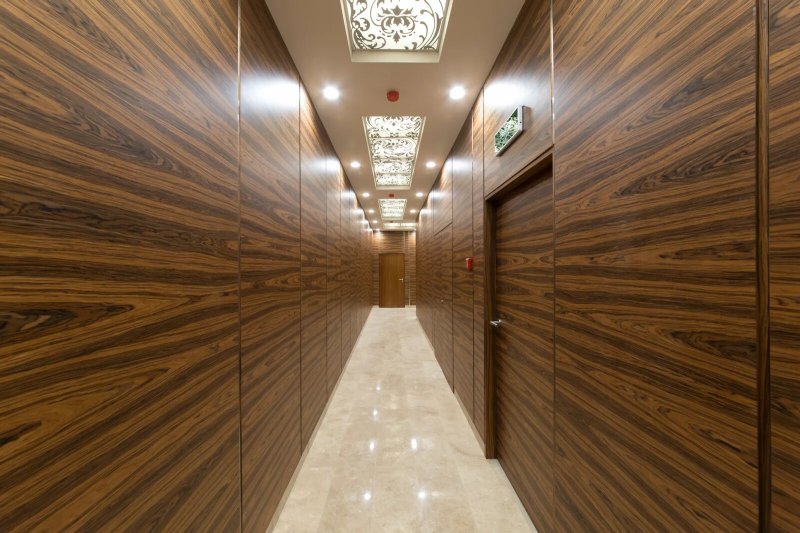 Шпонированные панели wallhof wood тик