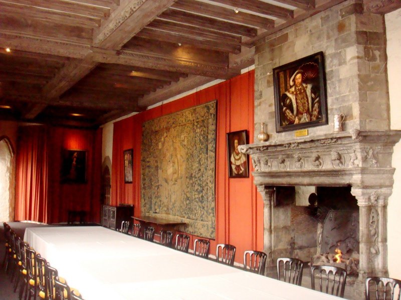 Замок leeds castle интерьер