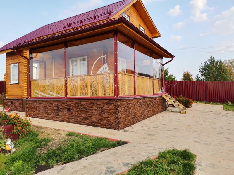 Гибкие окна для веранды