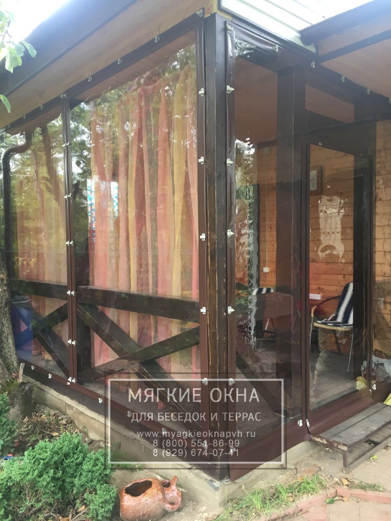 Мягкие окна для беседки