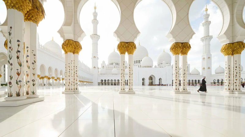 Мечеть шейха заеда белая мечеть абу-даби
