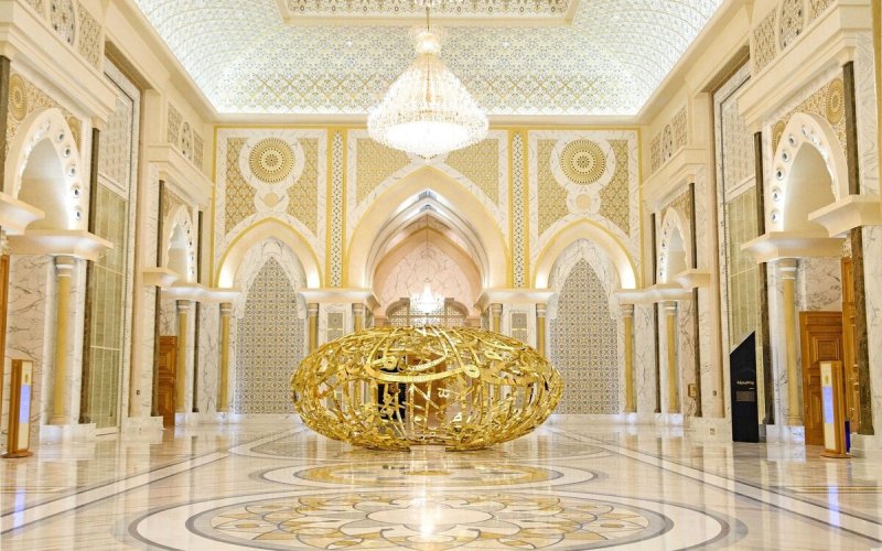 Абу даби дворец шейха