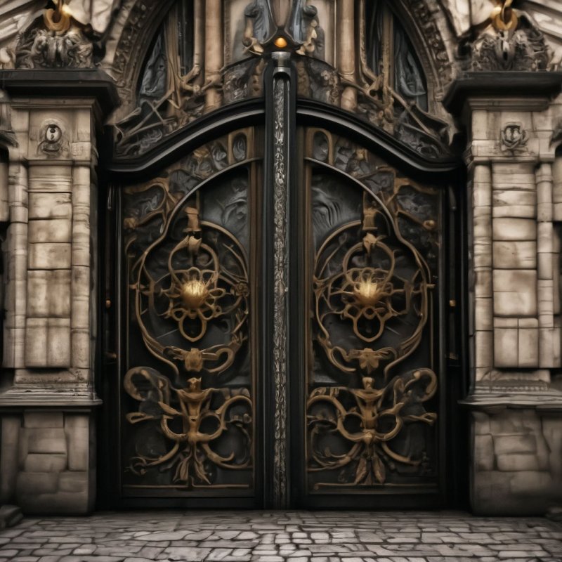 Двери старинные